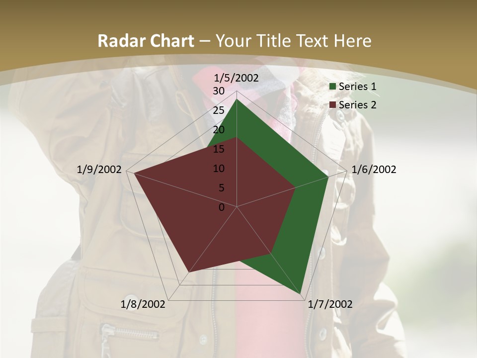 A Little Girl In A Brown Jacket Is Talking On A Cell Phone PowerPoint Template