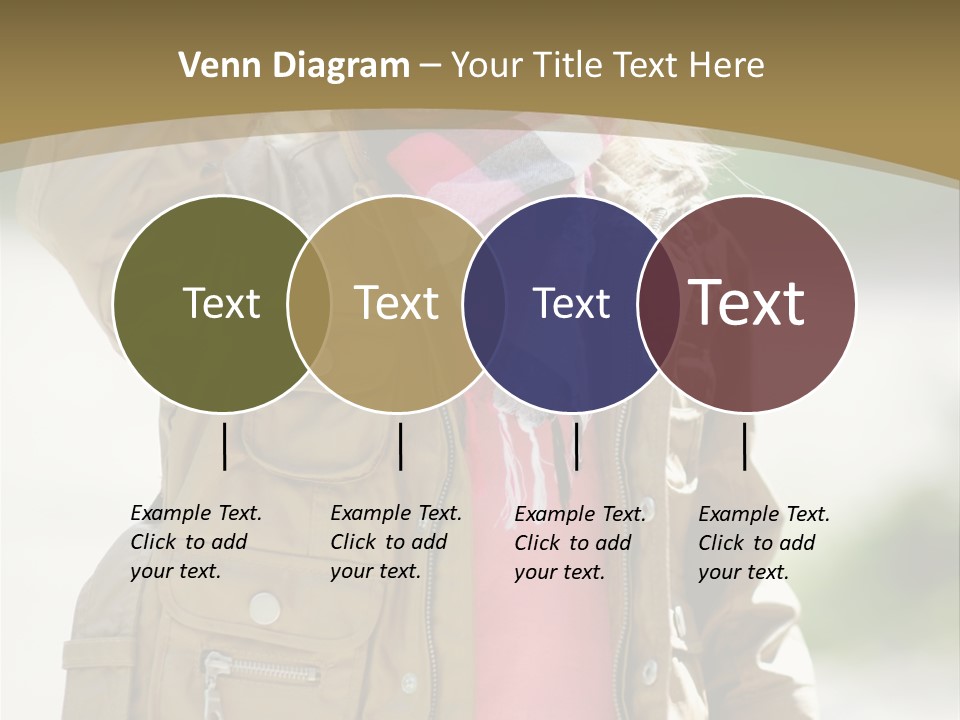 A Little Girl In A Brown Jacket Is Talking On A Cell Phone PowerPoint Template