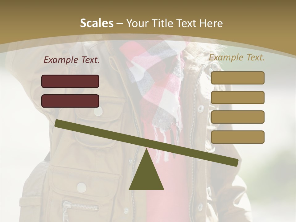 A Little Girl In A Brown Jacket Is Talking On A Cell Phone PowerPoint Template