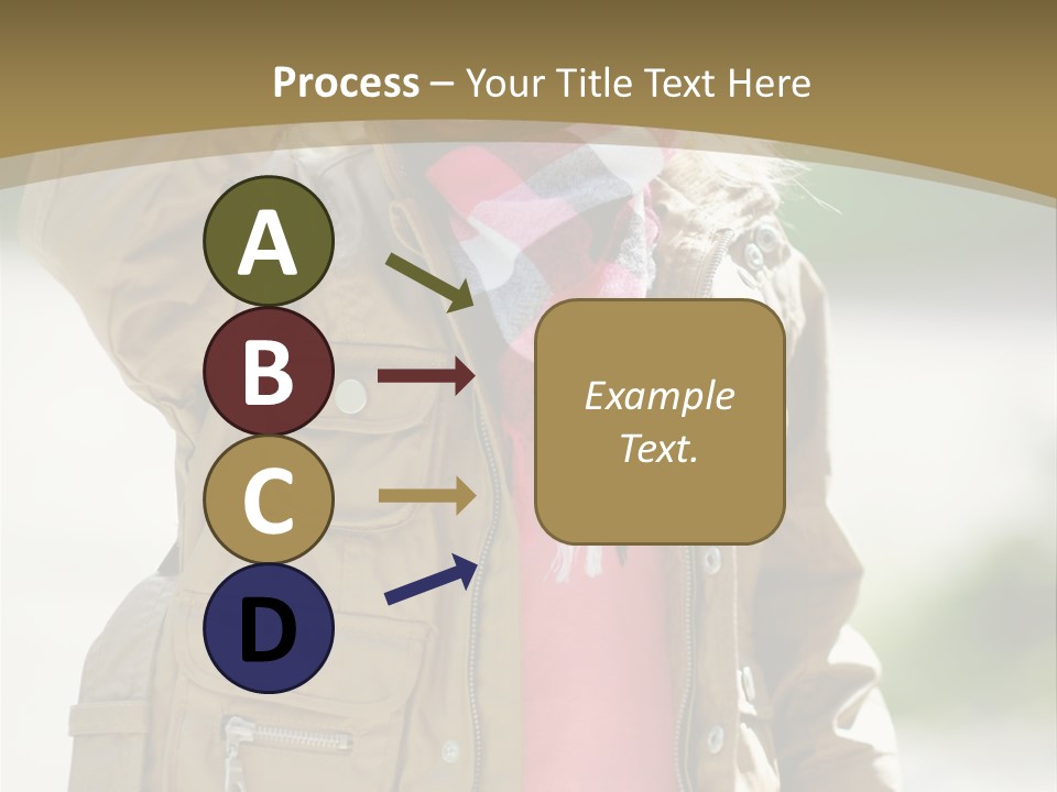 A Little Girl In A Brown Jacket Is Talking On A Cell Phone PowerPoint Template