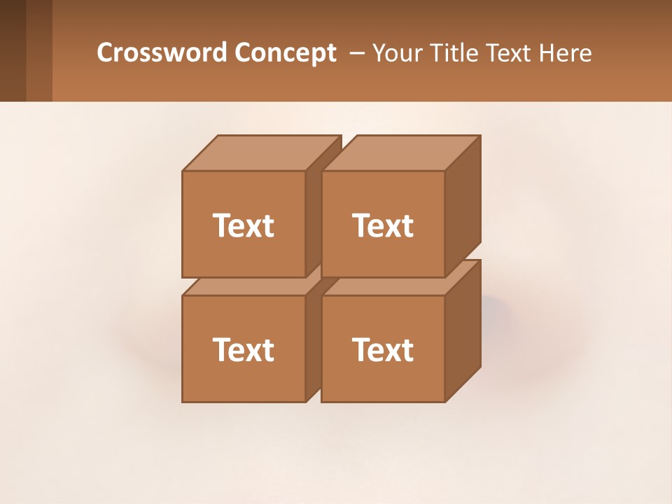 A Close Up Of A Baby's Nose With The Words Name Of Presentation On PowerPoint Template