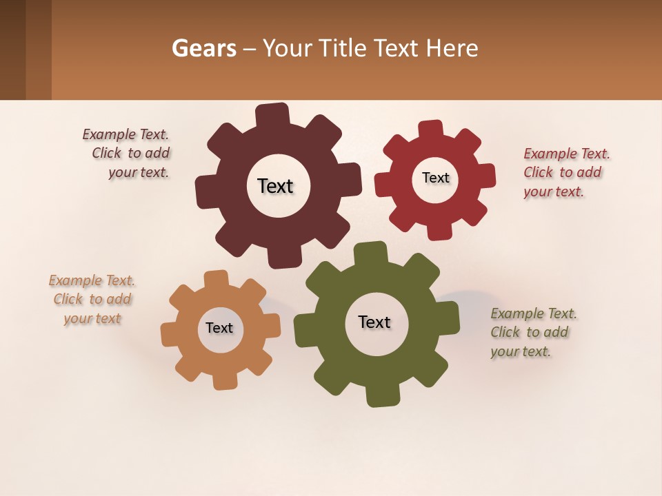 A Close Up Of A Baby's Nose With The Words Name Of Presentation On PowerPoint Template
