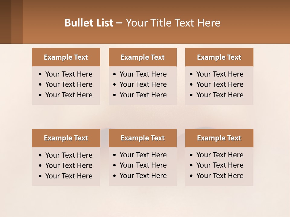 A Close Up Of A Baby's Nose With The Words Name Of Presentation On PowerPoint Template