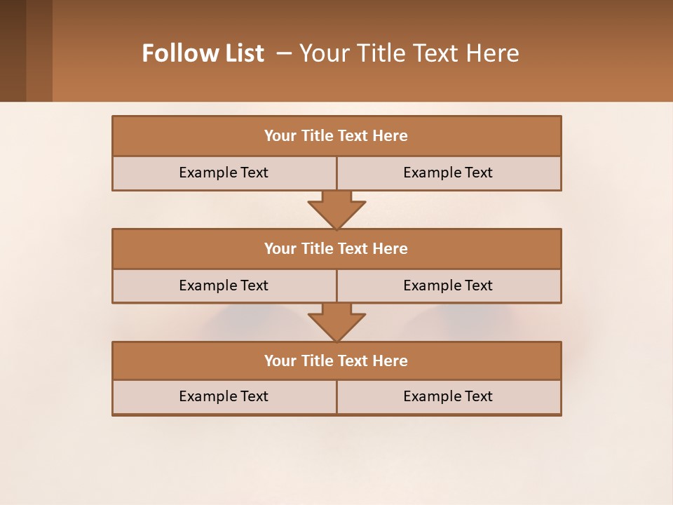A Close Up Of A Baby's Nose With The Words Name Of Presentation On PowerPoint Template