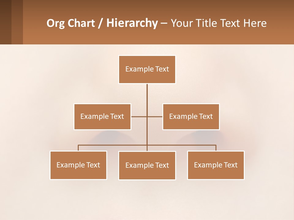 A Close Up Of A Baby's Nose With The Words Name Of Presentation On PowerPoint Template