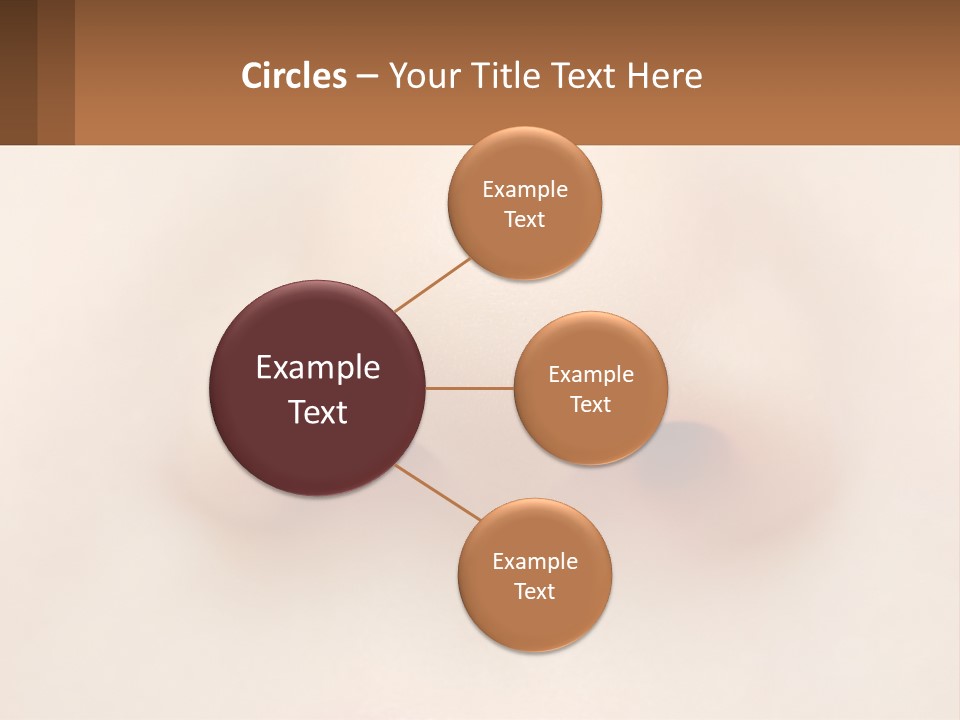 A Close Up Of A Baby's Nose With The Words Name Of Presentation On PowerPoint Template