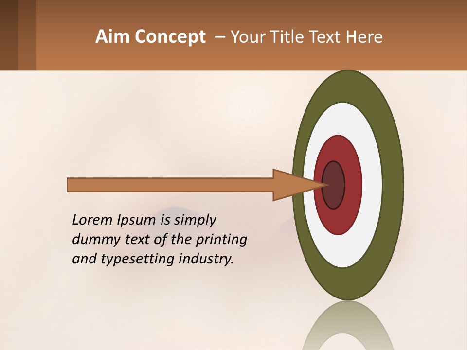 A Close Up Of A Baby's Nose With The Words Name Of Presentation On PowerPoint Template