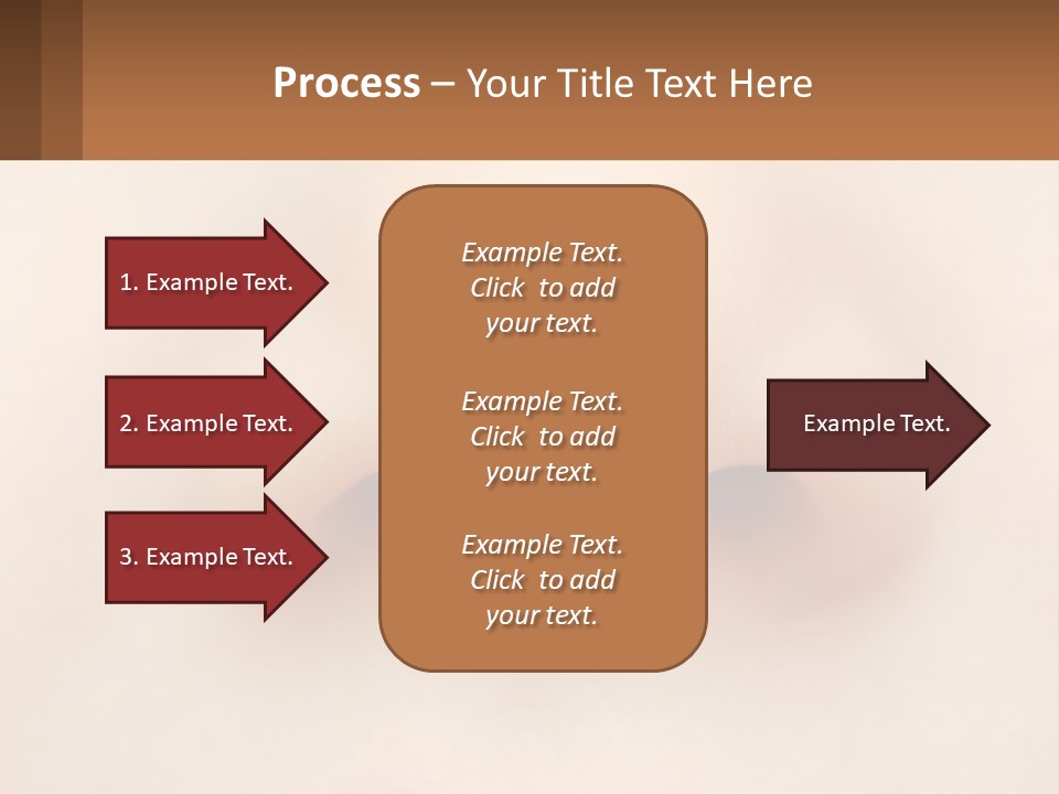 A Close Up Of A Baby's Nose With The Words Name Of Presentation On PowerPoint Template