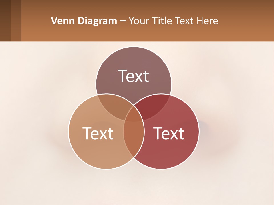 A Close Up Of A Baby's Nose With The Words Name Of Presentation On PowerPoint Template