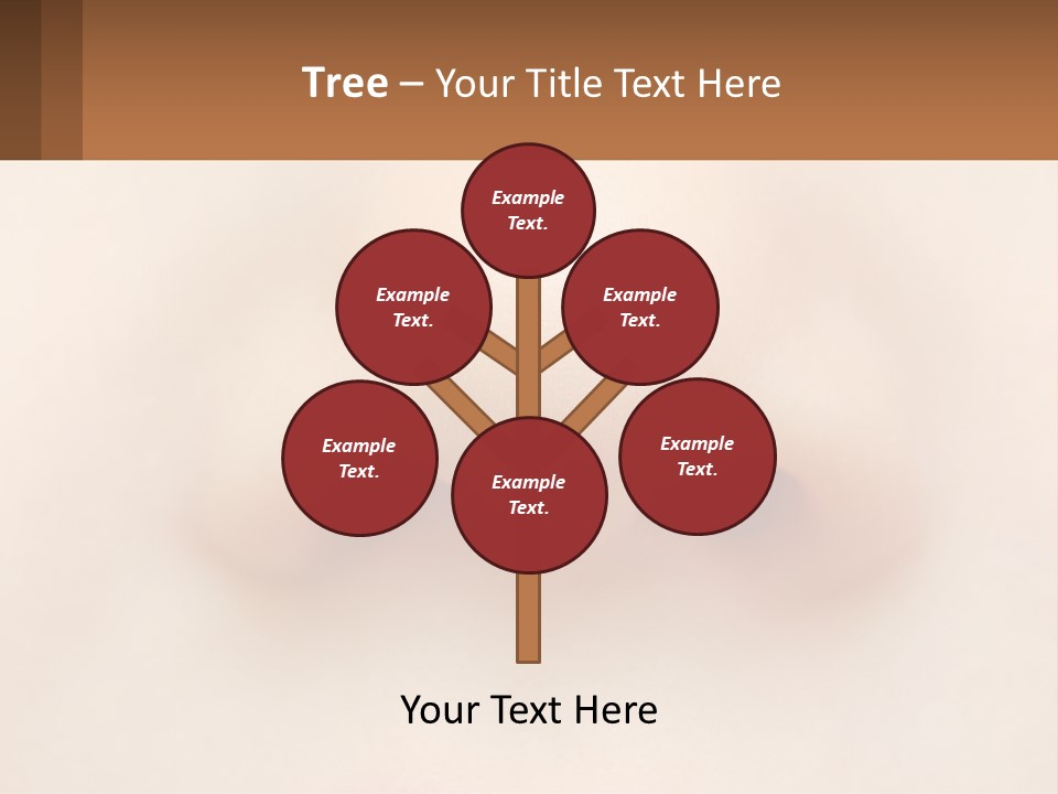 A Close Up Of A Baby's Nose With The Words Name Of Presentation On PowerPoint Template