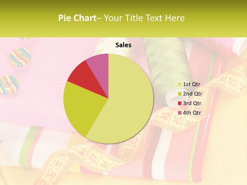A Group Of Different Colored Spools Of Thread Next To Each Other PowerPoint Template