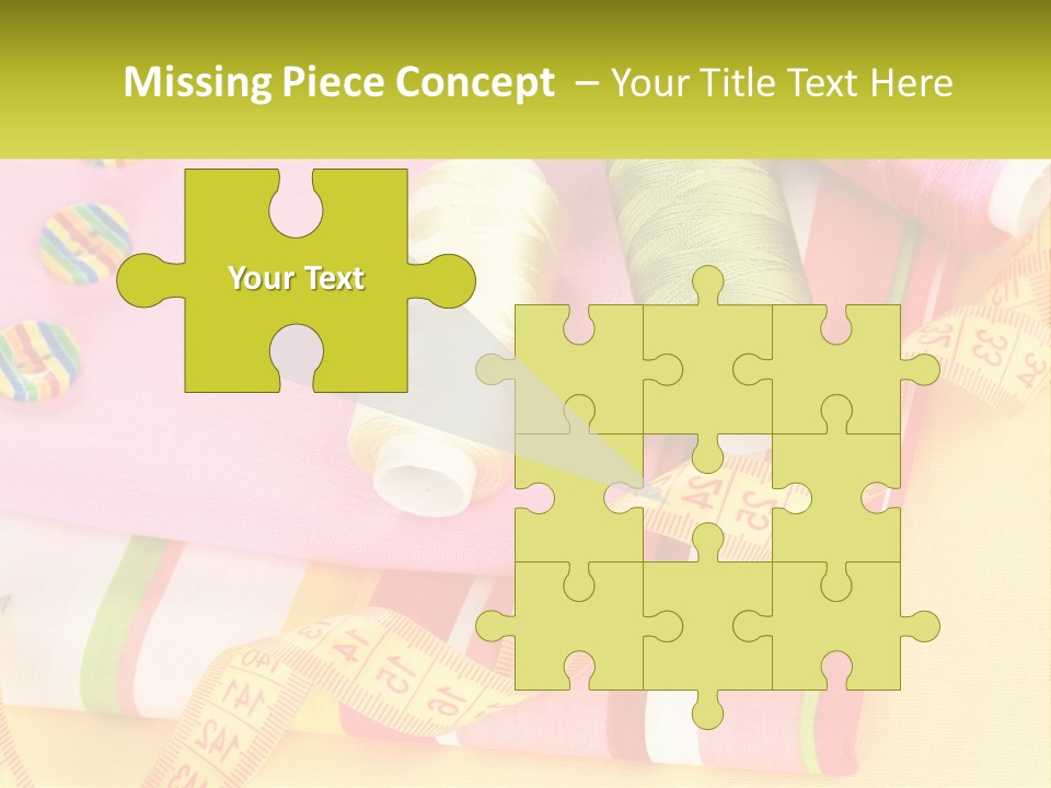 A Group Of Different Colored Spools Of Thread Next To Each Other PowerPoint Template