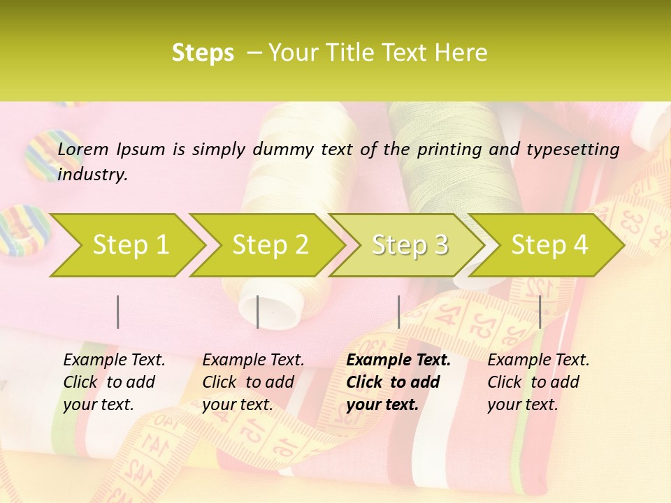 A Group Of Different Colored Spools Of Thread Next To Each Other PowerPoint Template