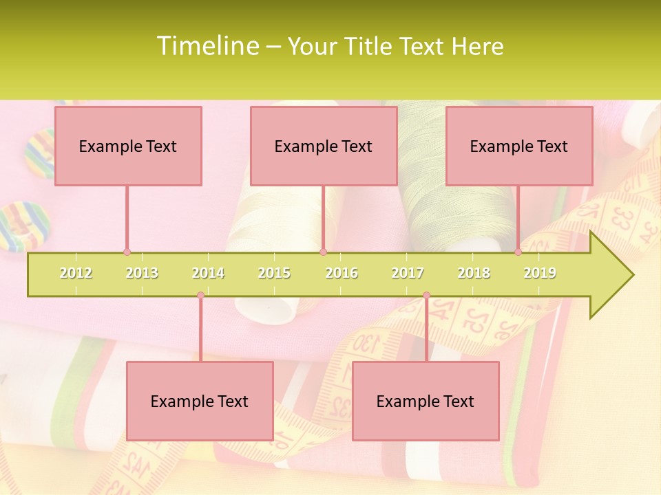 A Group Of Different Colored Spools Of Thread Next To Each Other PowerPoint Template