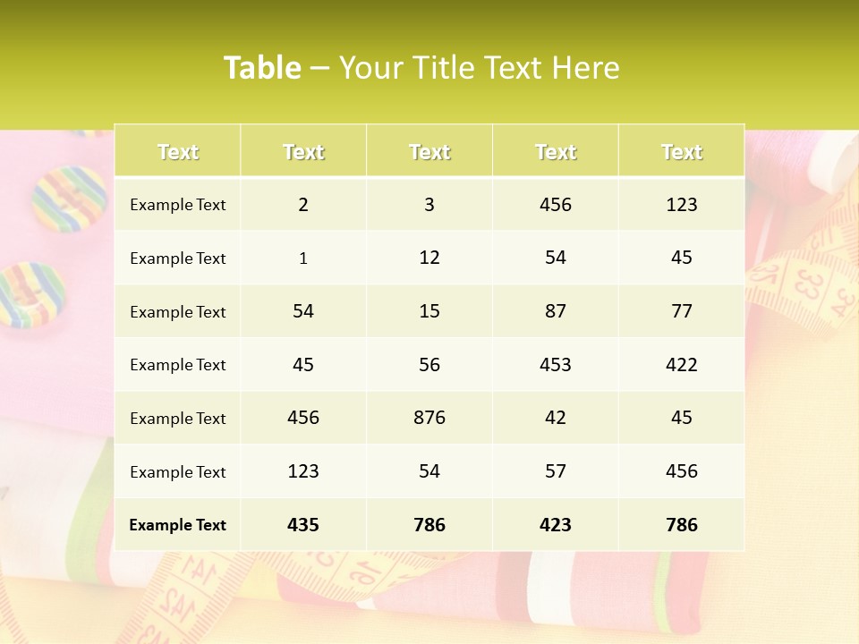 A Group Of Different Colored Spools Of Thread Next To Each Other PowerPoint Template
