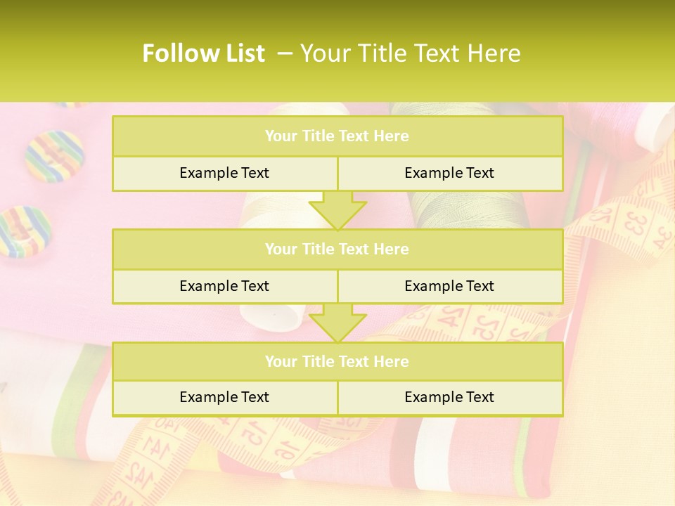 A Group Of Different Colored Spools Of Thread Next To Each Other PowerPoint Template