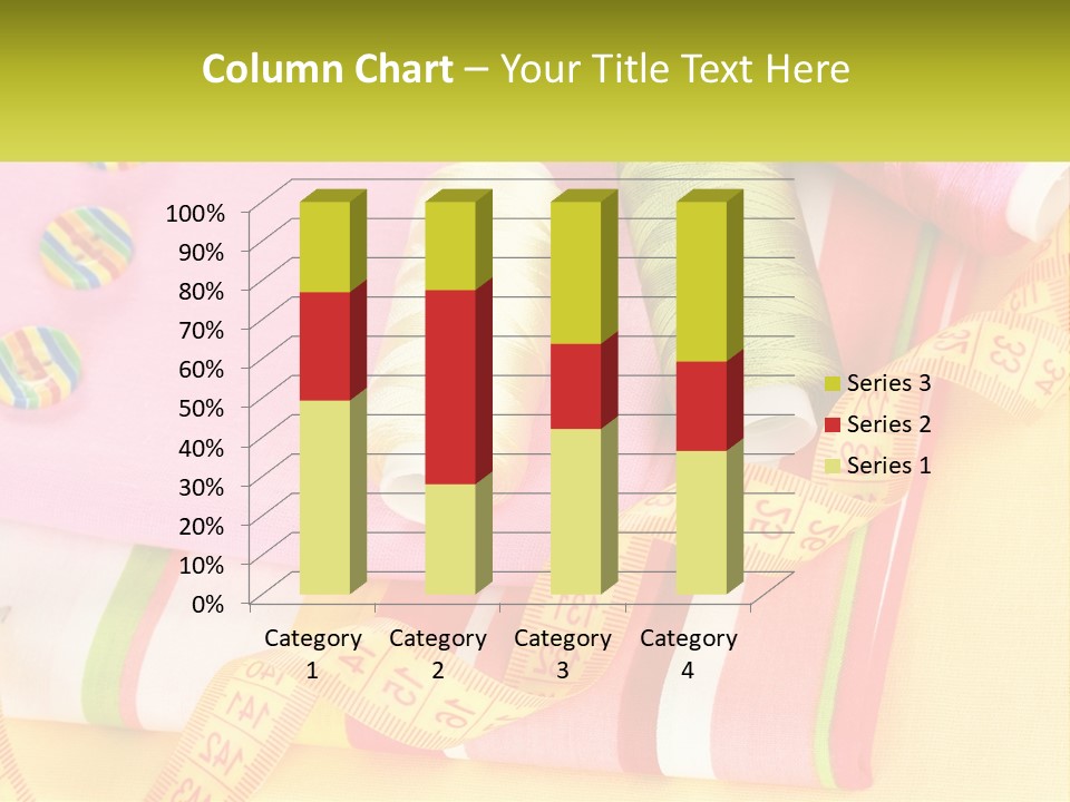 A Group Of Different Colored Spools Of Thread Next To Each Other PowerPoint Template