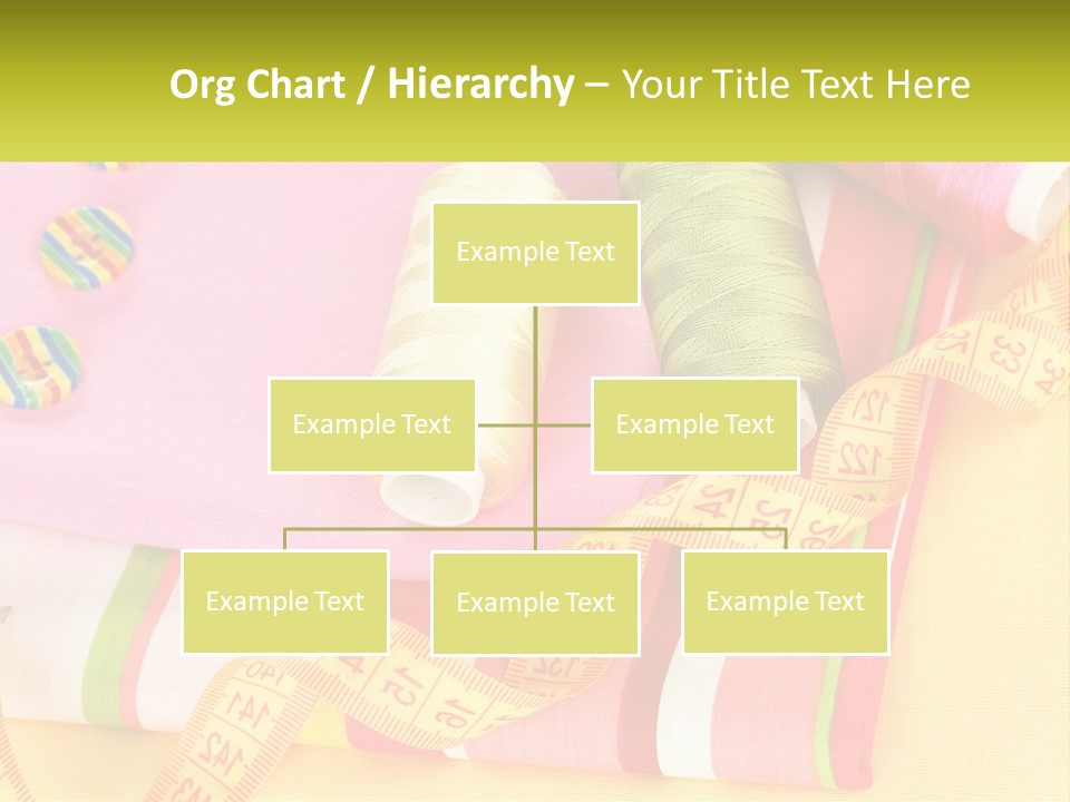 A Group Of Different Colored Spools Of Thread Next To Each Other PowerPoint Template
