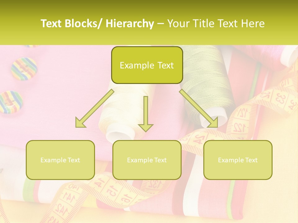 A Group Of Different Colored Spools Of Thread Next To Each Other PowerPoint Template