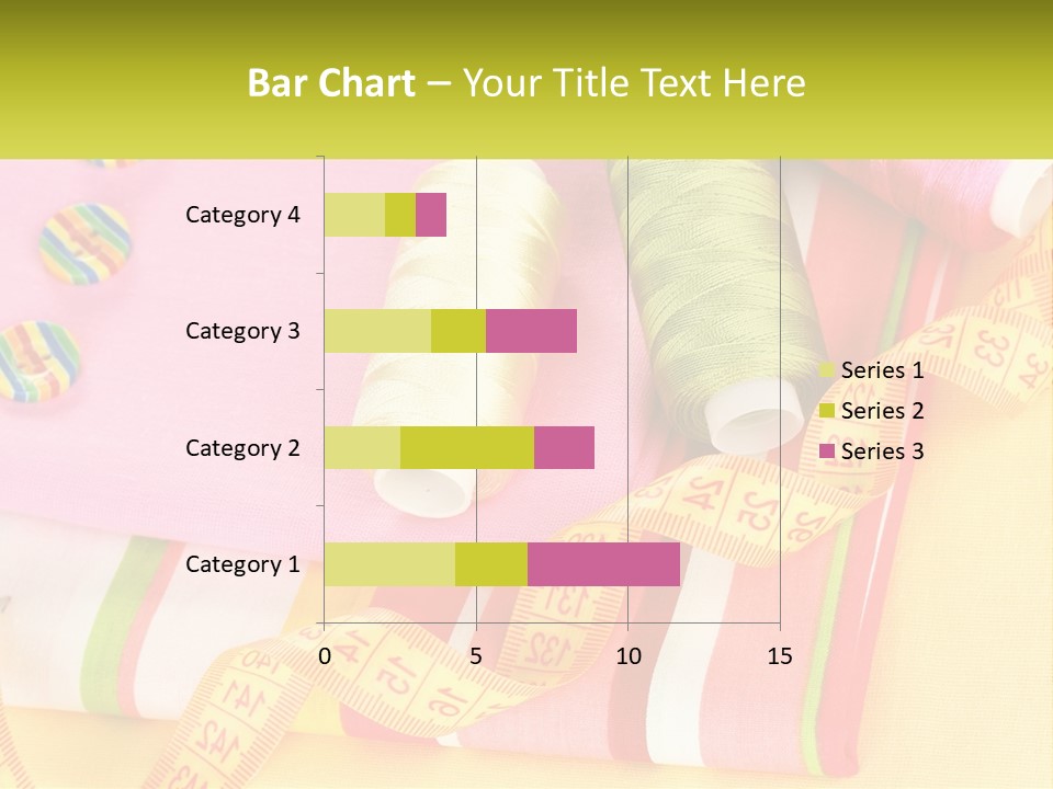 A Group Of Different Colored Spools Of Thread Next To Each Other PowerPoint Template