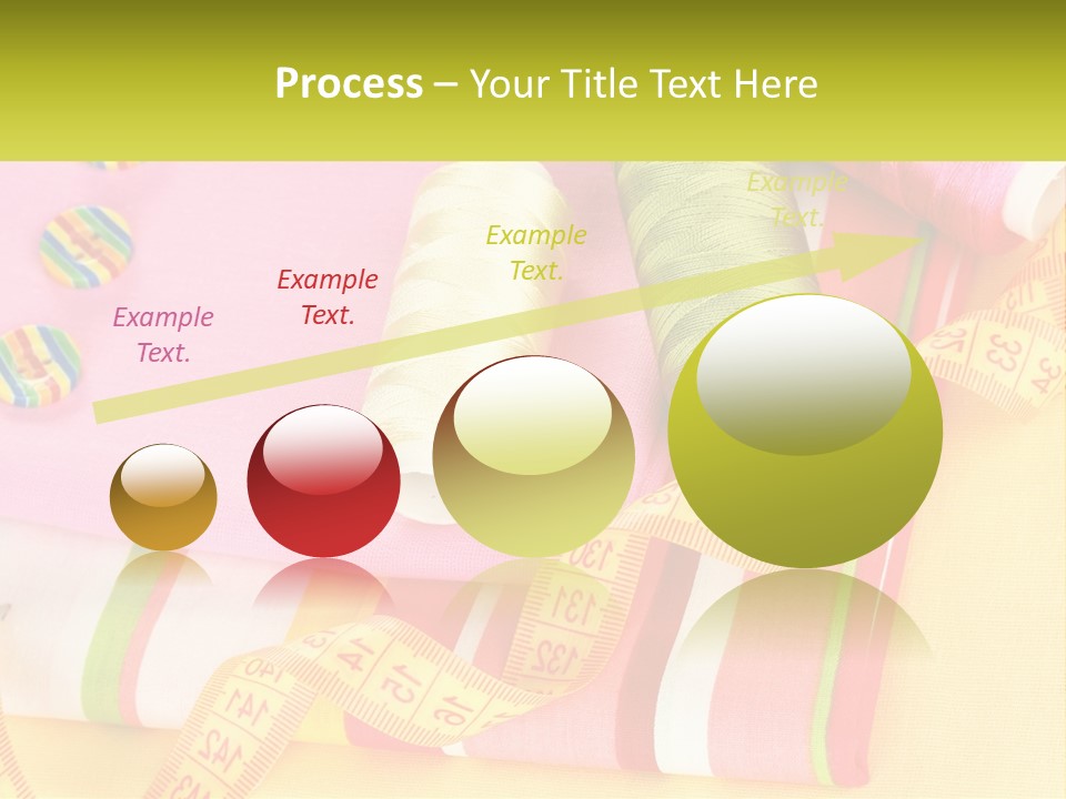 A Group Of Different Colored Spools Of Thread Next To Each Other PowerPoint Template