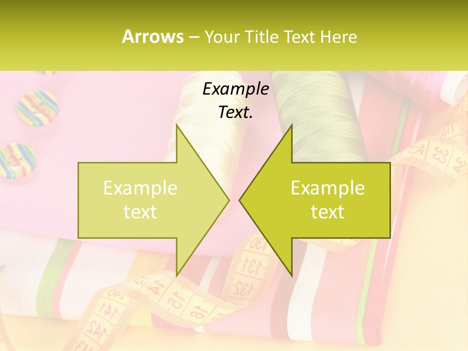 A Group Of Different Colored Spools Of Thread Next To Each Other PowerPoint Template