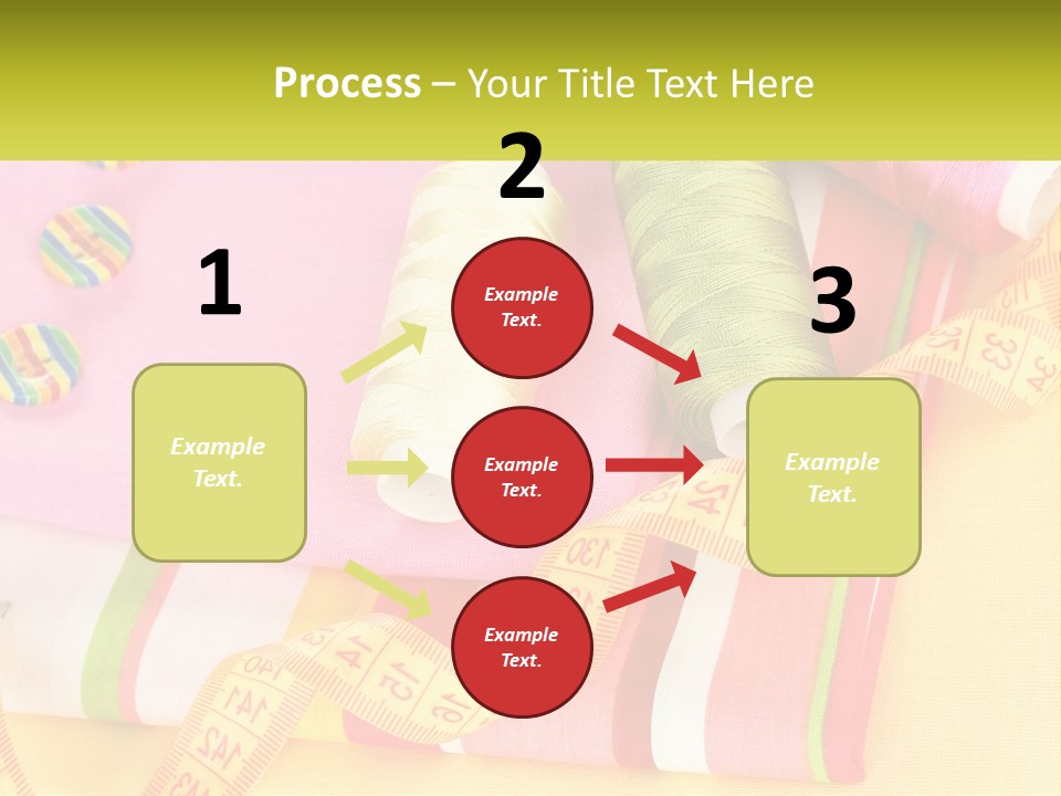 A Group Of Different Colored Spools Of Thread Next To Each Other PowerPoint Template