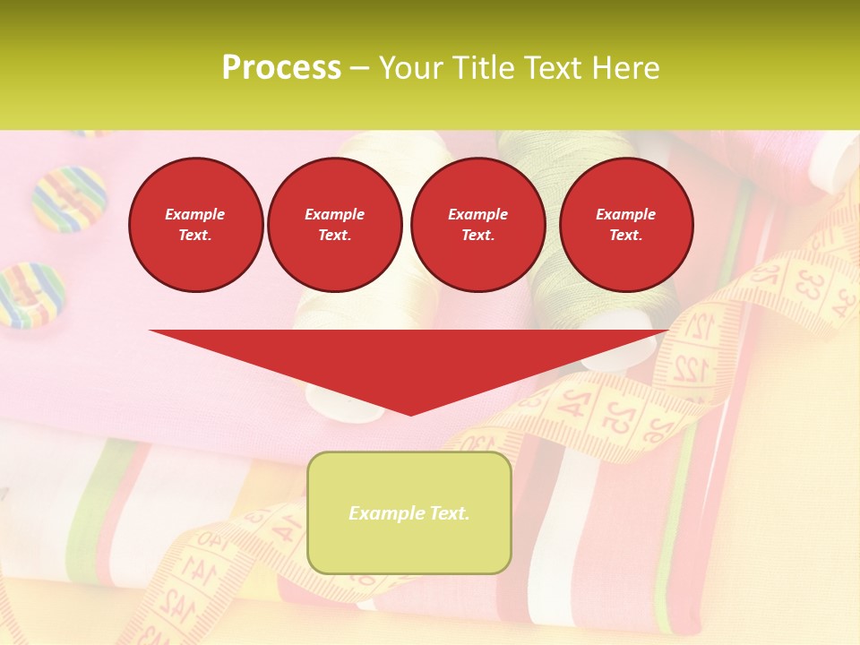 A Group Of Different Colored Spools Of Thread Next To Each Other PowerPoint Template