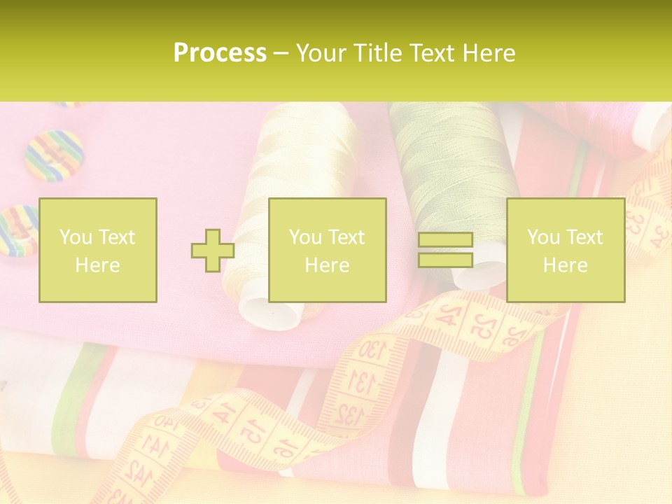 A Group Of Different Colored Spools Of Thread Next To Each Other PowerPoint Template