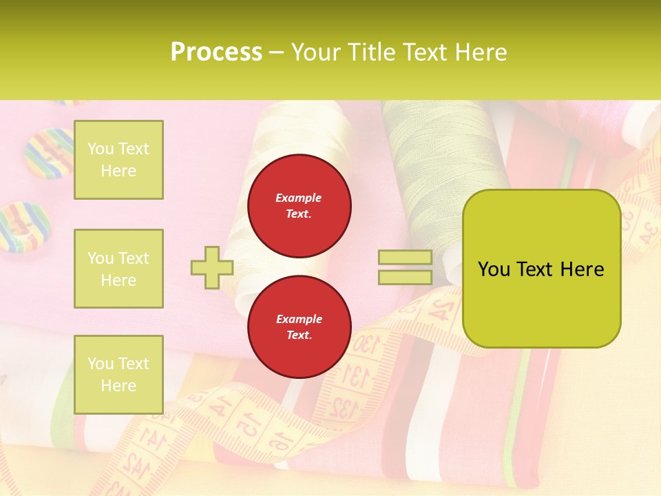 A Group Of Different Colored Spools Of Thread Next To Each Other PowerPoint Template