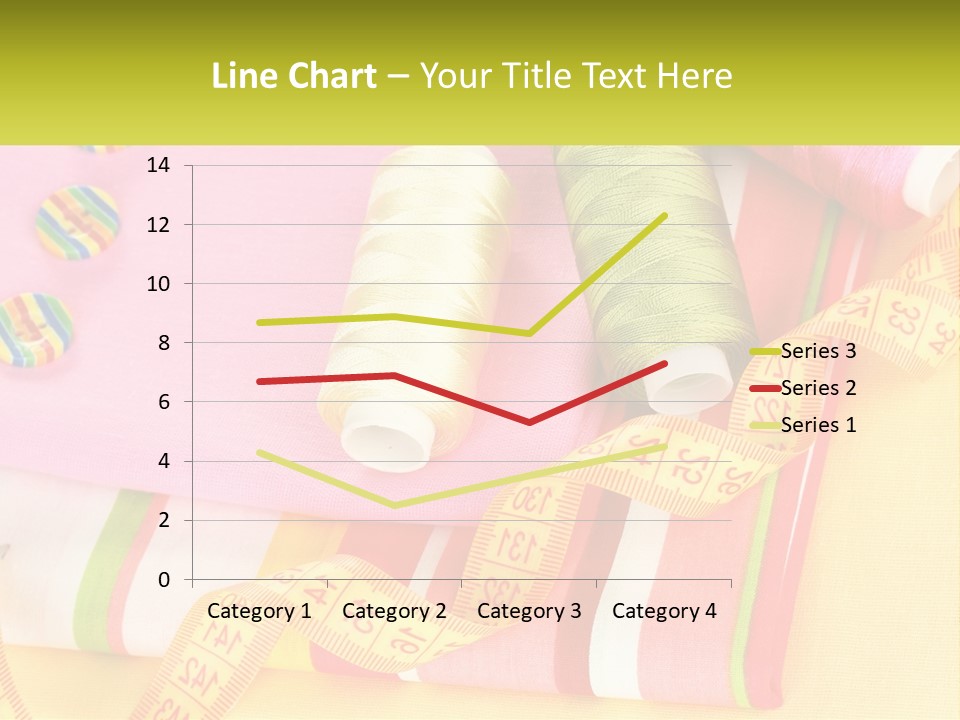 A Group Of Different Colored Spools Of Thread Next To Each Other PowerPoint Template