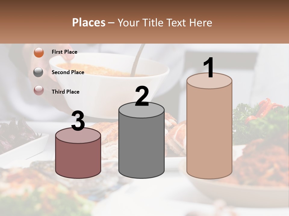 A Person Pouring A Bowl Of Soup Into A Bowl PowerPoint Template