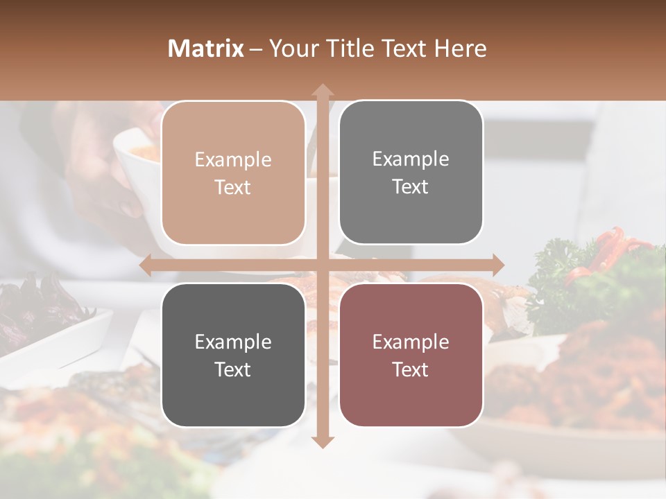 A Person Pouring A Bowl Of Soup Into A Bowl PowerPoint Template