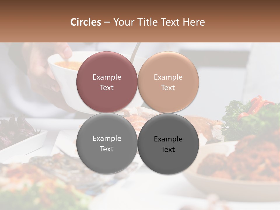 A Person Pouring A Bowl Of Soup Into A Bowl PowerPoint Template