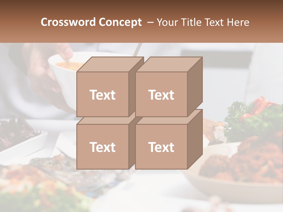 A Person Pouring A Bowl Of Soup Into A Bowl PowerPoint Template