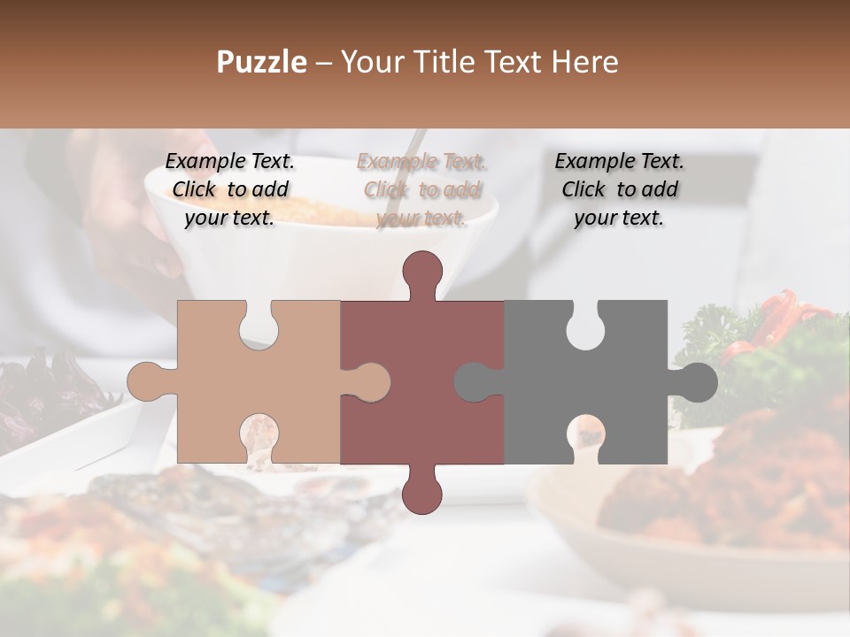 A Person Pouring A Bowl Of Soup Into A Bowl PowerPoint Template