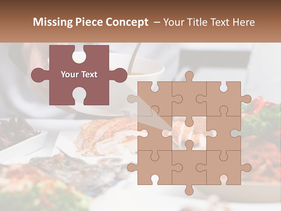 A Person Pouring A Bowl Of Soup Into A Bowl PowerPoint Template