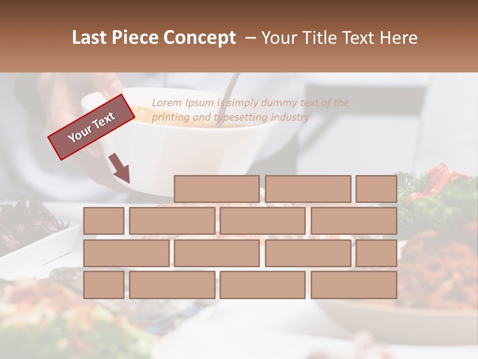 A Person Pouring A Bowl Of Soup Into A Bowl PowerPoint Template