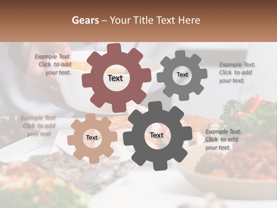 A Person Pouring A Bowl Of Soup Into A Bowl PowerPoint Template