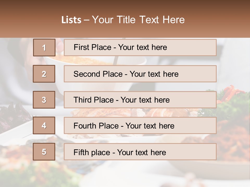A Person Pouring A Bowl Of Soup Into A Bowl PowerPoint Template
