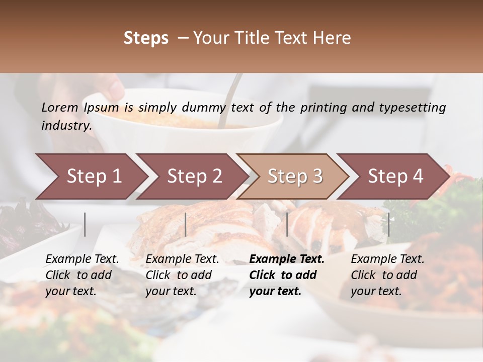 A Person Pouring A Bowl Of Soup Into A Bowl PowerPoint Template