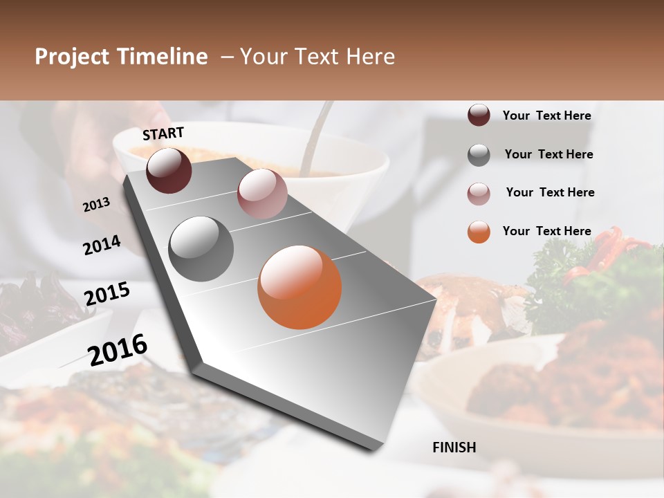 A Person Pouring A Bowl Of Soup Into A Bowl PowerPoint Template