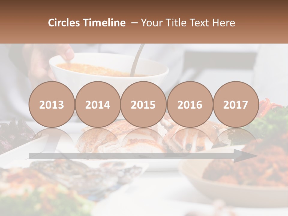 A Person Pouring A Bowl Of Soup Into A Bowl PowerPoint Template