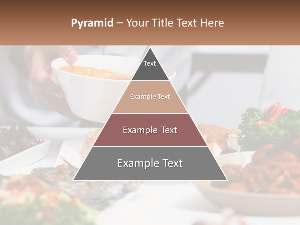 A Person Pouring A Bowl Of Soup Into A Bowl PowerPoint Template