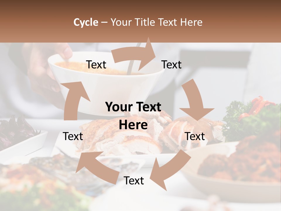 A Person Pouring A Bowl Of Soup Into A Bowl PowerPoint Template