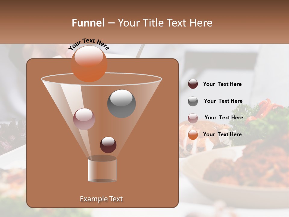 A Person Pouring A Bowl Of Soup Into A Bowl PowerPoint Template