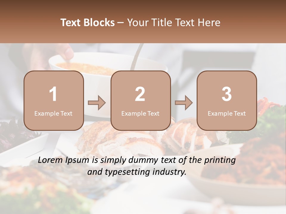 A Person Pouring A Bowl Of Soup Into A Bowl PowerPoint Template