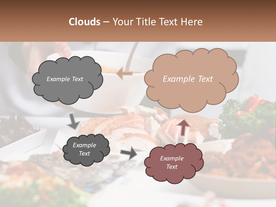 A Person Pouring A Bowl Of Soup Into A Bowl PowerPoint Template