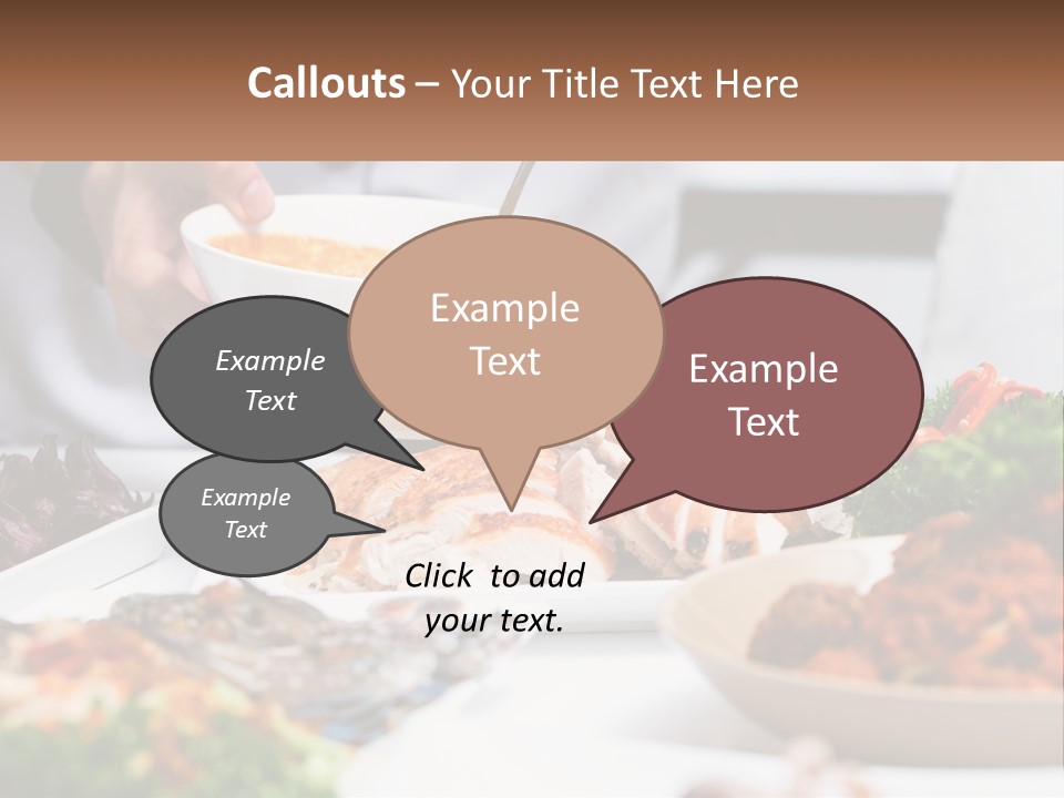 A Person Pouring A Bowl Of Soup Into A Bowl PowerPoint Template