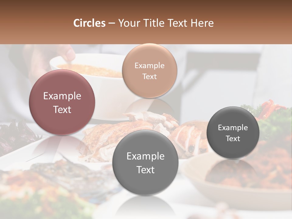 A Person Pouring A Bowl Of Soup Into A Bowl PowerPoint Template